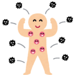 免疫強い