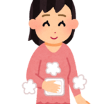 カイロをお腹に